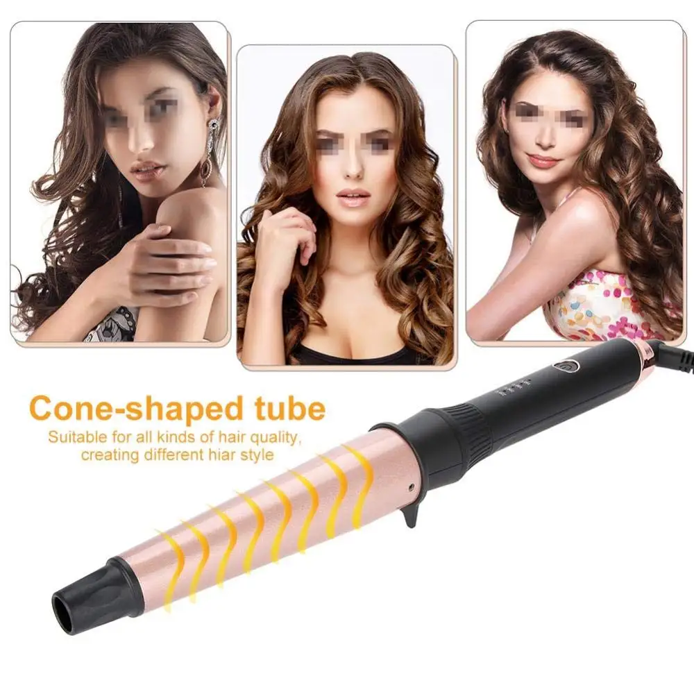 

Electric Professional Ceramic Hair Curler Curling Iron Roller Curls Wand Waver Fashion Styling Tools