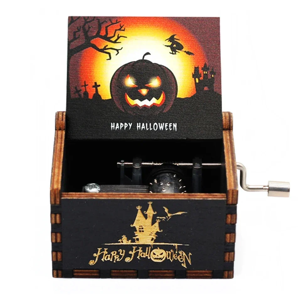 // كرنك اليد الخشبي الساخن الأسود الحديقة الجوراسية صندوق تشغيل الموسيقى هدايا عيد الميلاد للأطفال هدايا السنة الجديدة #3