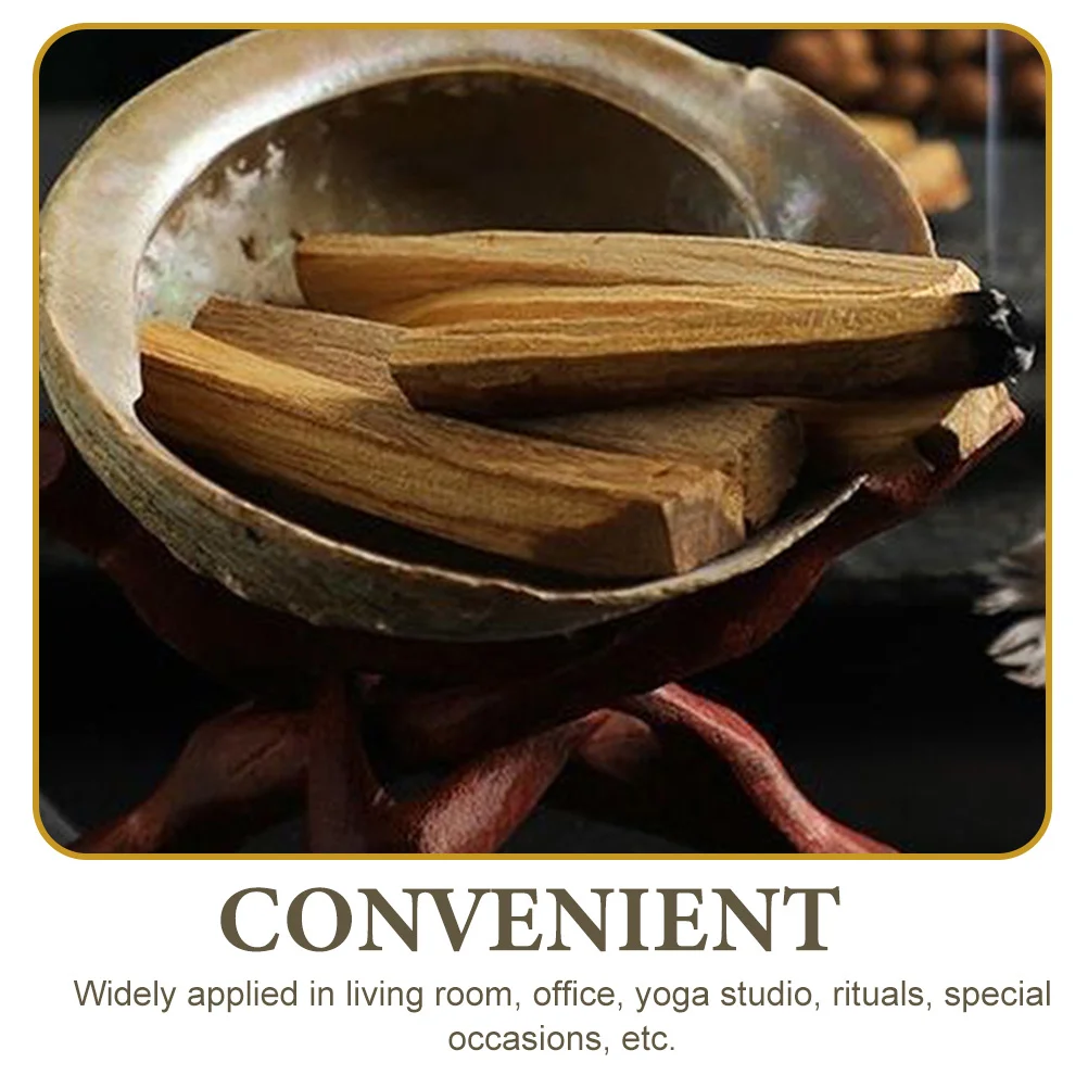 10 Pcs Holy Wood Incense Cleansing Fragrance Stick Aromatherapy Smudging Wooden Burner Sticks