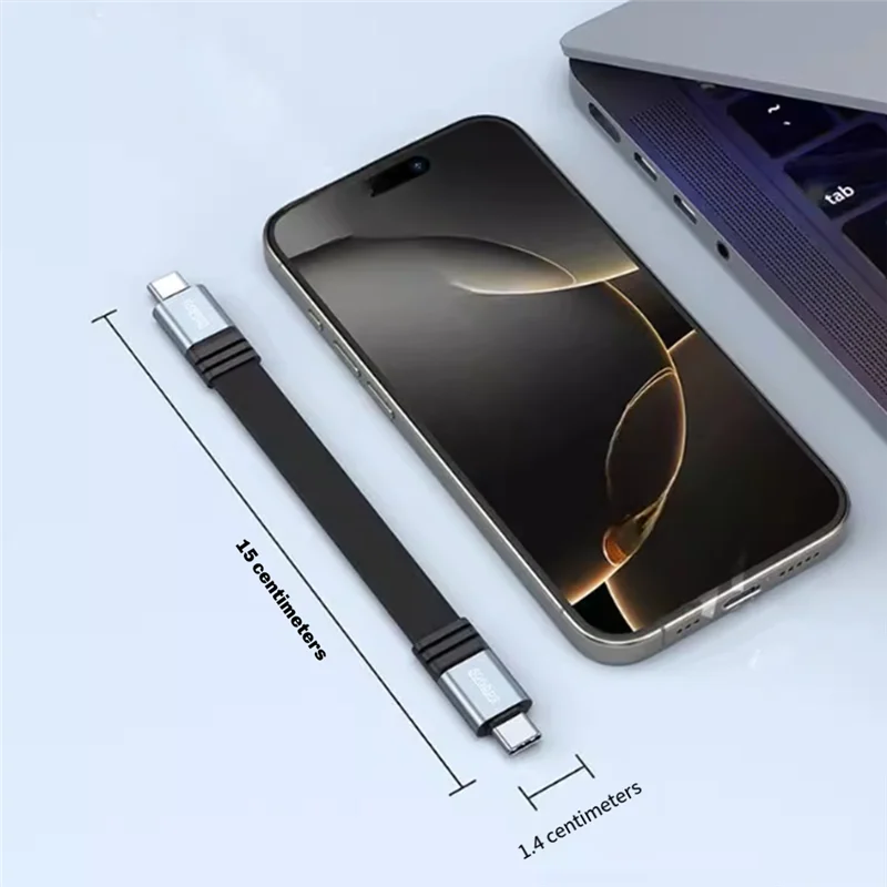 ABJF-データケーブル 15Cm 編組プロセスポータブル柔軟なデータ送信と充電用