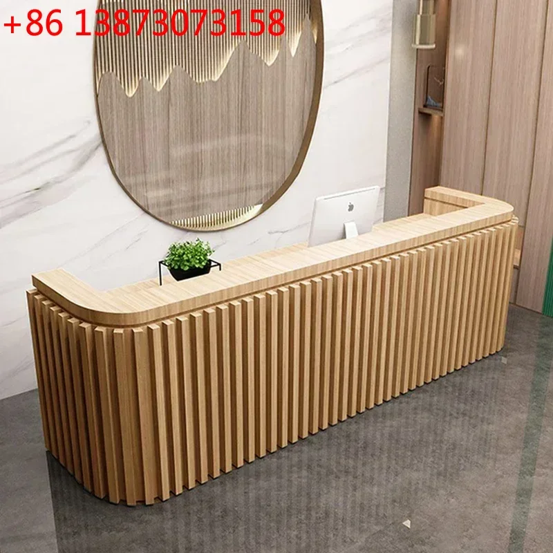 Designer Reception Table Salon Customer Center Shop Counter Desk Clothing Store Office Desk Italian Tisch Postmodern Furniture