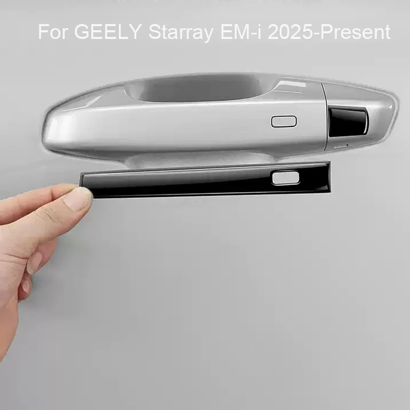 

Car Drip Glue Door Handle Bowl Cover Anti Scratch For GEELY Starray EM-i 2025-Present Auto Inner Door Bowl Sticker Accessories