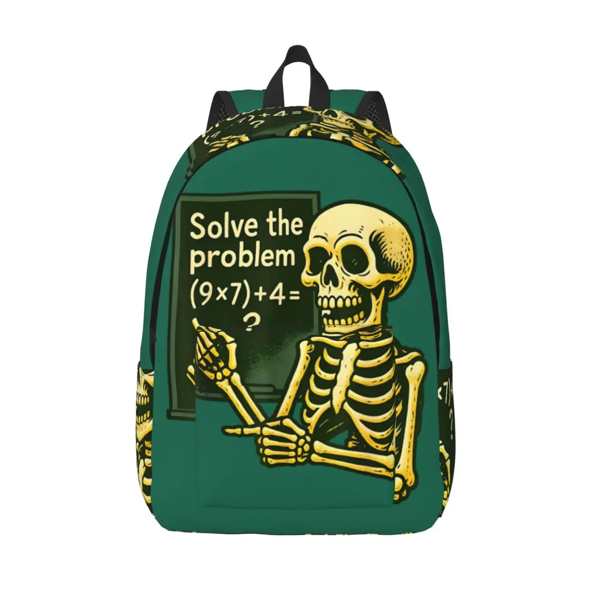 

67 Math Six Seven Meme Brainrot Skeleton Backpack for Boy Girl Kids Student School Bookbag Daypack Preschool Kindergarten Bag