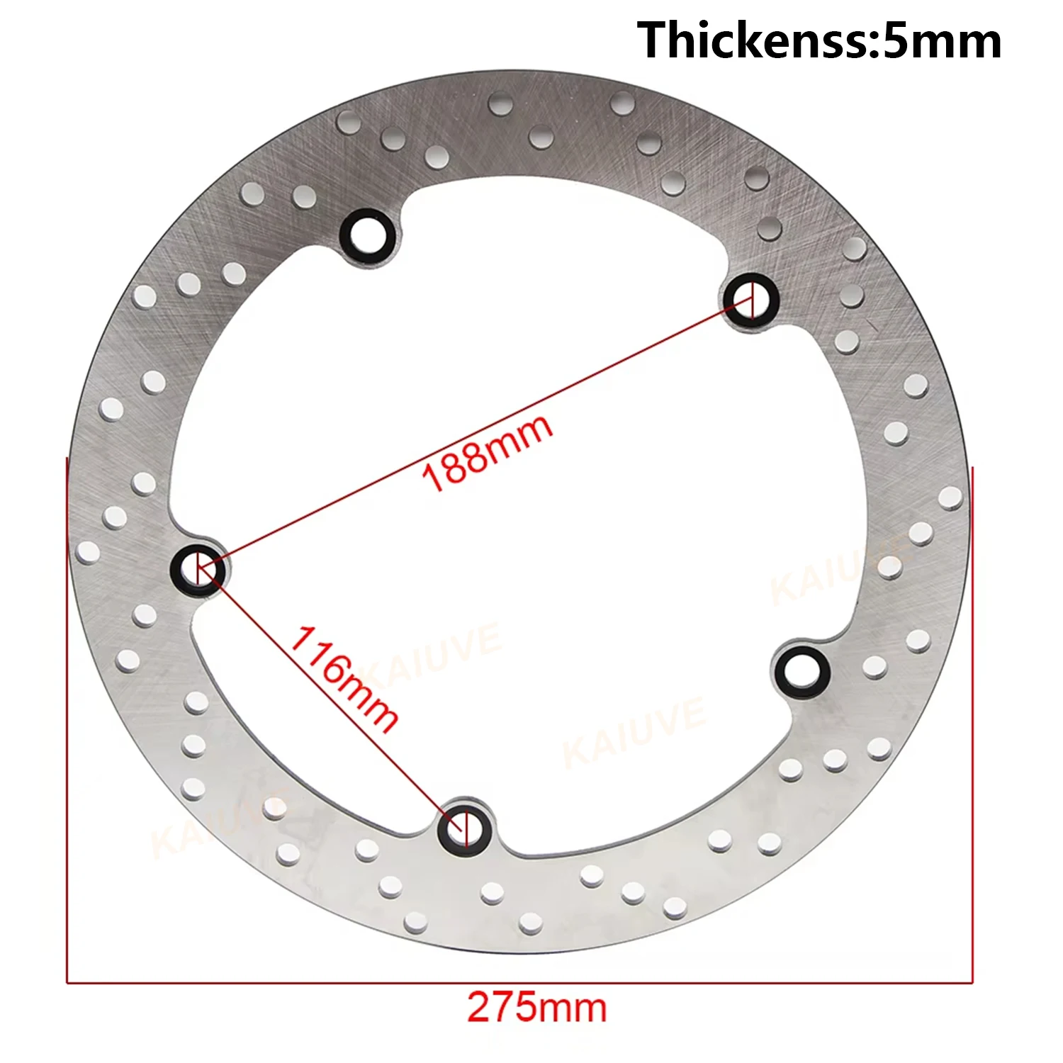 275mm Motorcycle Rear Brake Disc Rotor For BMW R850GS R850R R850RT R1100GS R1100R R1100S R1100RT R1150GS R1150RS R1150RT R1150R