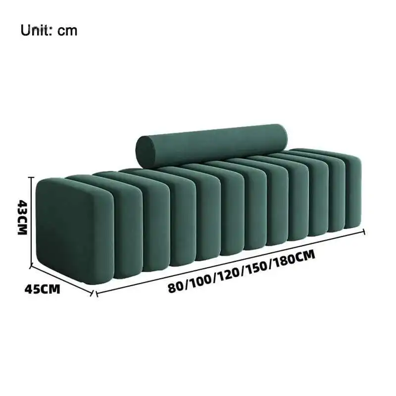 French Creative Shoe-changing Stool Household Sofa Stools Light Luxury High-end Sense Living Room Furniture Entrance Ottomans image 6