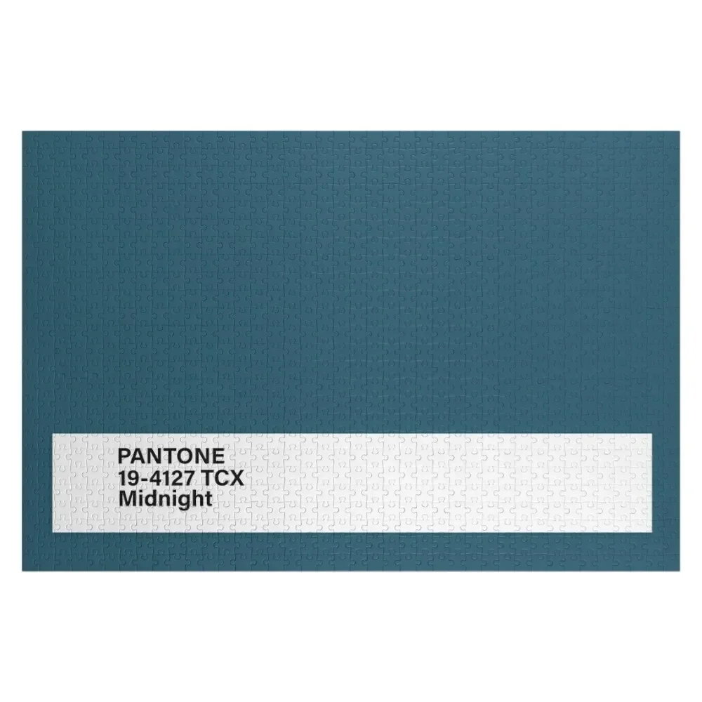 

PANTONE 19-4127 TCX Midnight Jigsaw Puzzle Wooden Decor Paintings Iq Wooden Jigsaws For Adults Puzzle