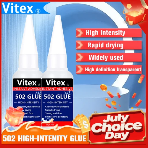 LOOLIFL 20g Madera Caucho Metal Vidrio Super Liquid Pegamento Universal Reparación de Calzado Papelería 502 Instant Strong Bond Cuero