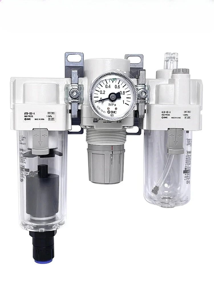 

Pneumatic connector for air source processor - with pressure AC20D-02G-B AC40D-04DG-B