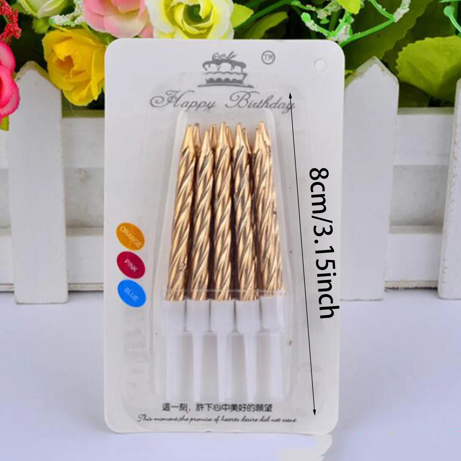 Picture 7: 10 PCS Birthday Thread Candle Children's Creative Baking Party Cake Decoration One Year Net Red Digital Colorful Pencil