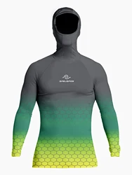 Sudaderas con capucha de surf, ropa de buceo, camisetas ajustadas de manga larga, traje de baño con protección UV, ropa de playa, Floatsuit, Tops