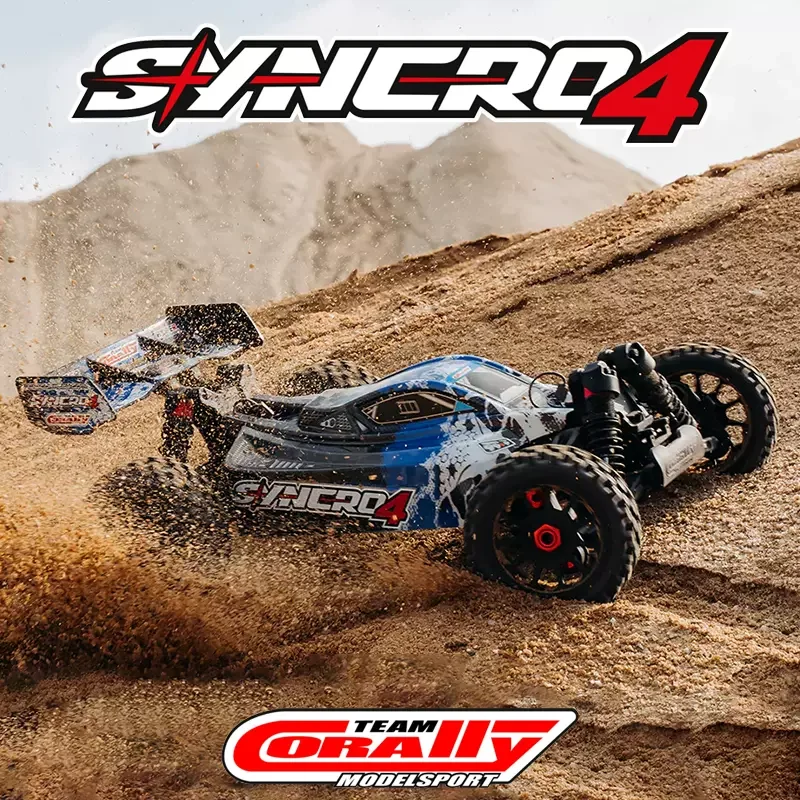 Team Corally SYNCRO4 1/8 RC Car 4S Brushless High Speed 4WD Off-road Climbing Crawler Vehicle Electric Remote Control Model Toy