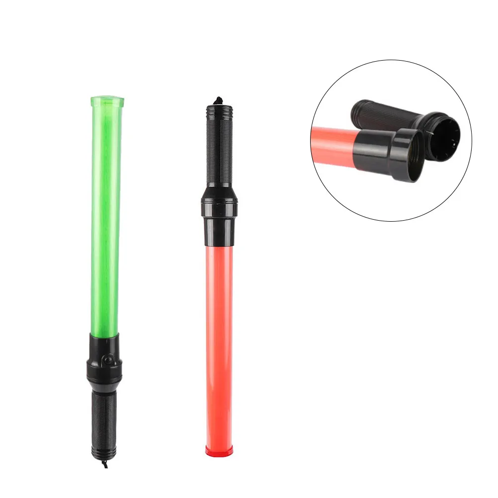

2Pcs Super Bright LED Fire Emergency Baton 54Cm Safety Beacon for Traffic Firefighting Roadblock Night Safety Warning