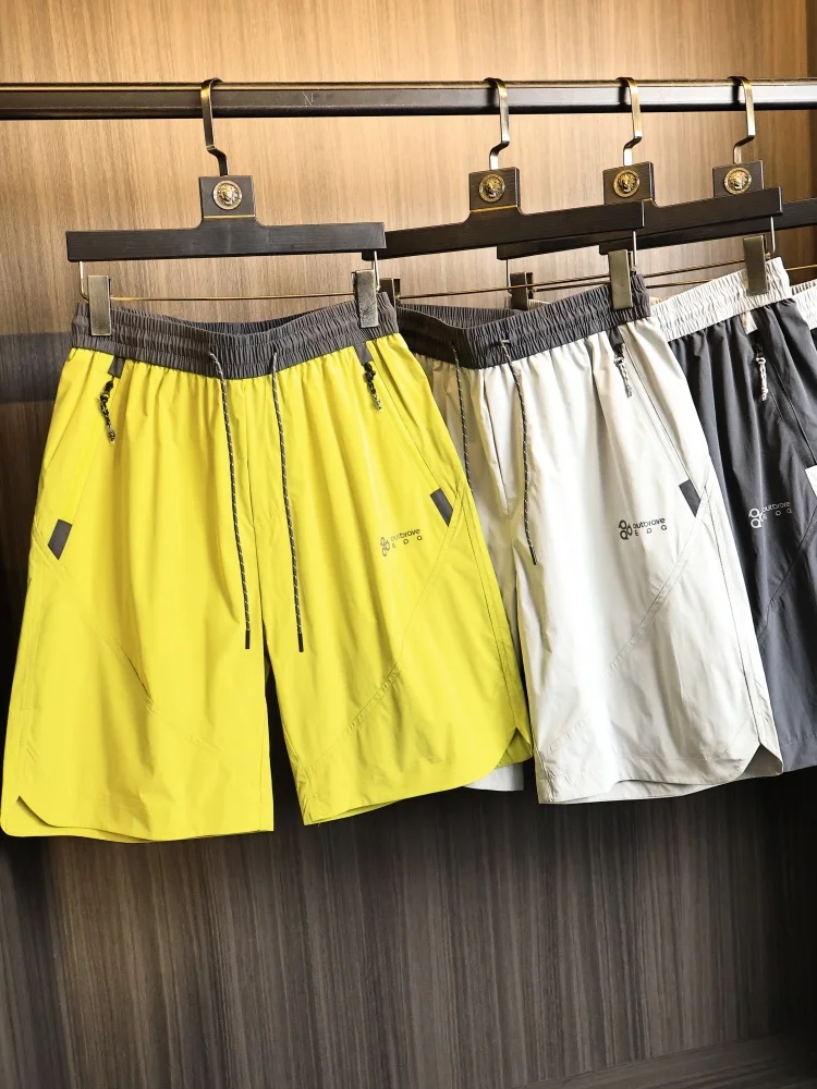 Lightweight Quick-Dry Sports Shorts for Men Outdoor Casual Elastic Waist Functional Loose Fit Summer Fashion Urban Style
