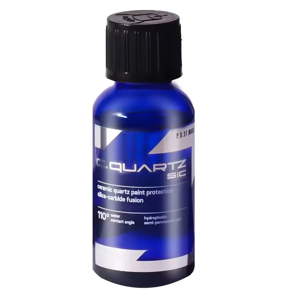 For CAR CQUARTZ SiC 30ml Kit Car Ceramic Coating Finish Quartz Based Nanotechnology Bonds To Paint Glass Metal and Plastic