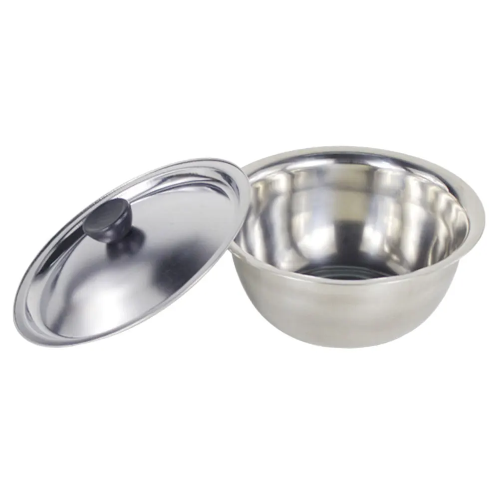 

1 Set Stainless Steel Mixing Bowl 3-Piece Kitchen Food Container Salad Soup Baking Dough Egg Fruit Washing Pot Cooking Bowl