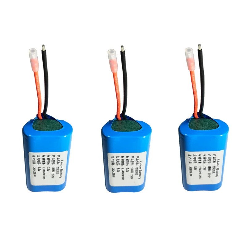 18650 7.4V 2500mAh 12C Capacity 2S1P New General-purpose High-Drain Li-ion Battery Pack for Power-Dense Design High-Performance