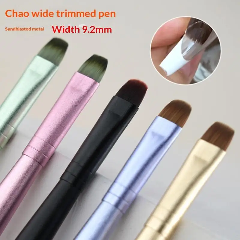 

Nail French Half Round Pen Nail Art Painting Brush Metal Handle Gel Drawing Brush For Gel Tip Extension Acrylic Builder Accessor