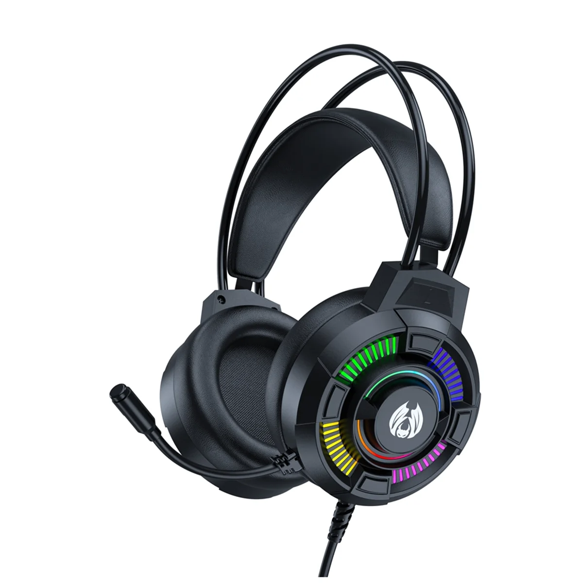 

Игровая гарнитура A14M 7,1, стереонаушники с объемным басом, RGB, наушники с активным шумоподавлением, игровые наушники с микрофоном