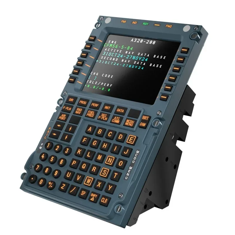 For WINWING A3XX MCDU Flight Sim Control Panel, Professional USB Interface for X-Plane/MSFS , Plug & Play