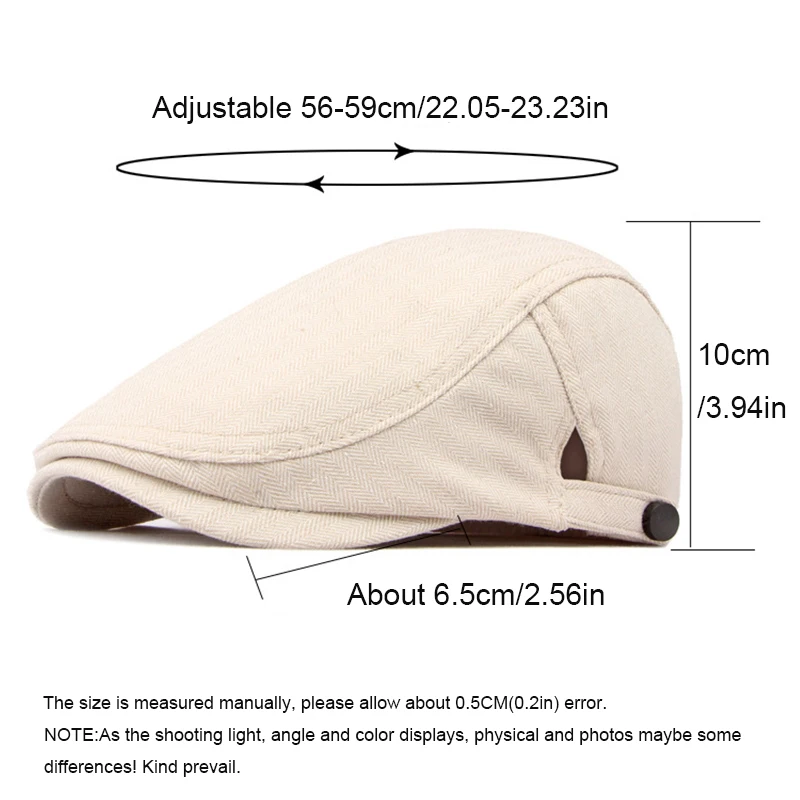 Men's Flat Hat Summer Tweed Peaky Blinders Beret Hat Women Flat Peaked Hat Newsboy Hat for Women Herringbone Driver Caps 2