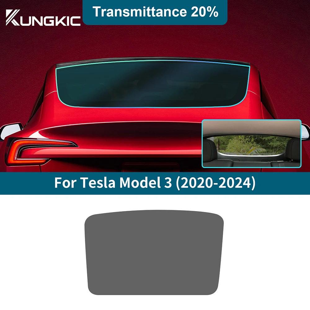 

Pre-Cut Car Front Rear Privacy Tint Film For Tesla Model 3 2024 Highland Auto Sticker Foils ceramic solar UV Protector films