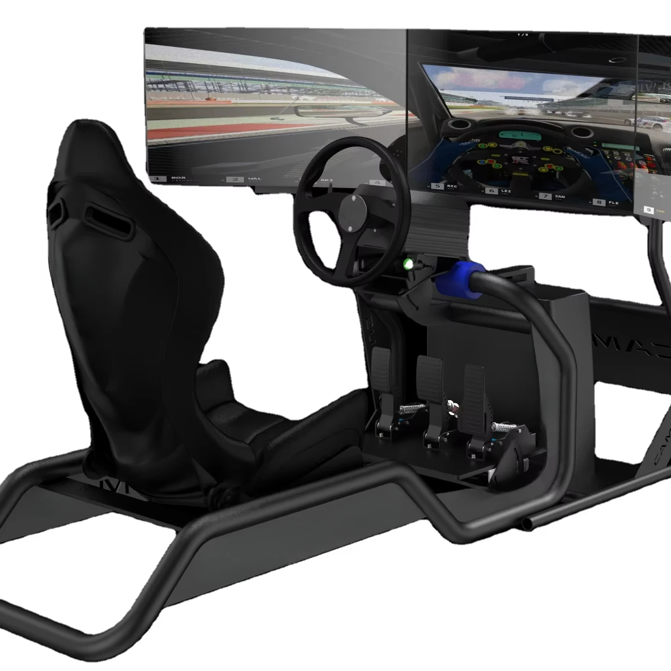

Sim Sport Competition Games Cockpit Seat emulator Arcade Racing Game Machine Steering Wheel Racing emulator