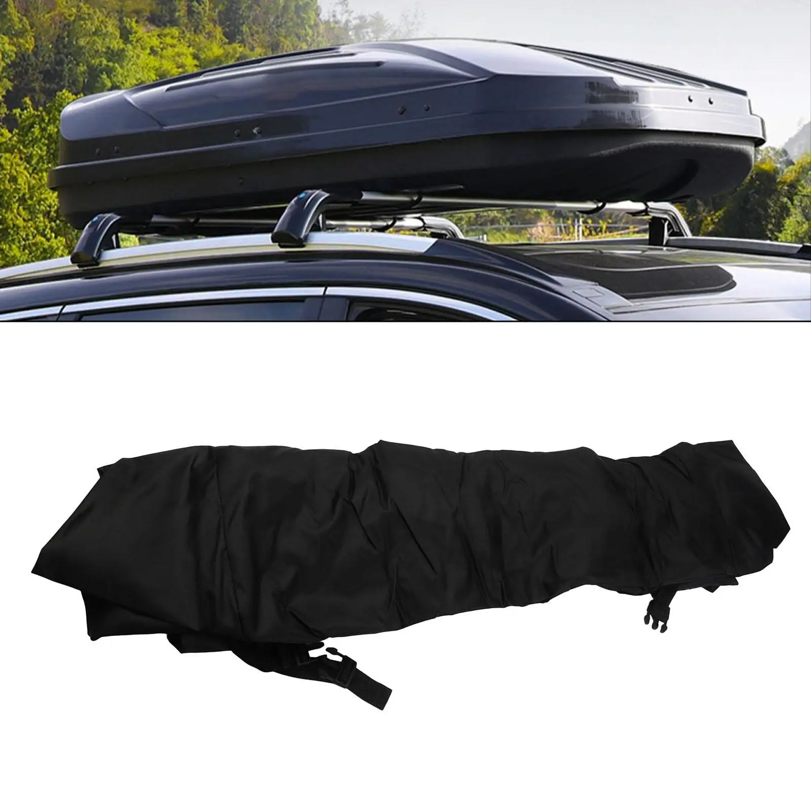 

Waterproof Roof Top Carrier Bag with Large Capacity Anti Slip Bottom and Multiple Buckle Straps for Secure Luggage Transport