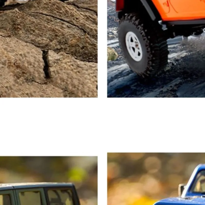 

Радиоуправляемый внедорожник-краулер 1/18 4WD C8801 RTR с имитацией движения, колесами для бездорожья, коллекторным двигателем 370, ESC и LED-подсветкой