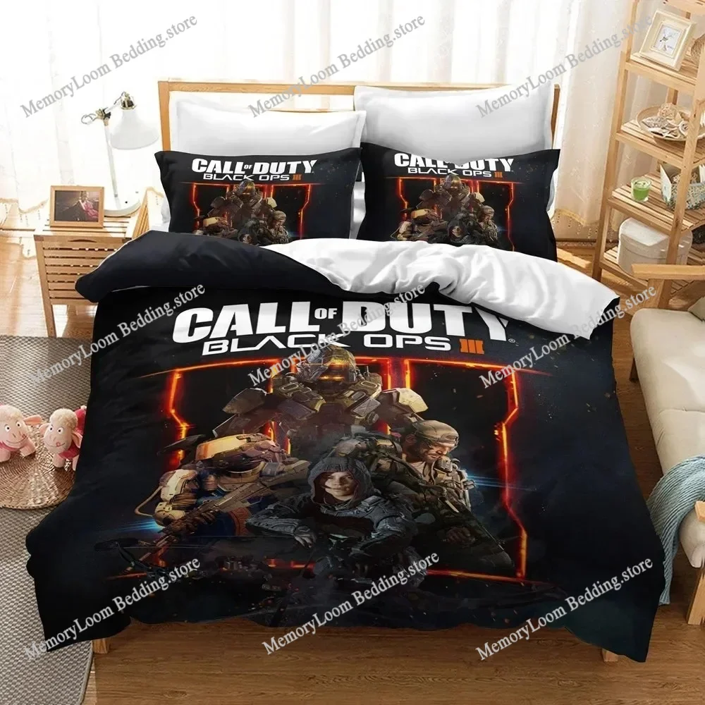 Call of Duty Warzone 3D Print Bedding Set Single Twin Full Queen King Size Game Bed Set Aldult Kid Bedroom Duvet Cover Sets view 3
