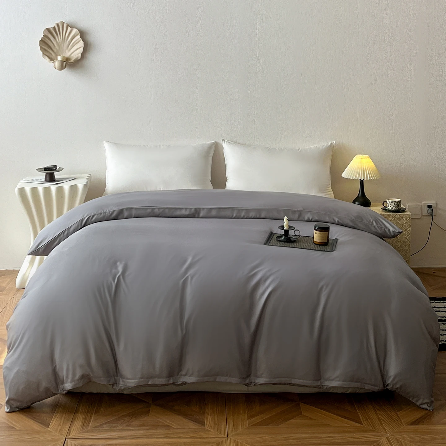Duvet Cover , Washed, Soft, Western and Japanese Style, Duvet Cover, Absorbent, Quick Drying, Fully Washable, Skin-friendly