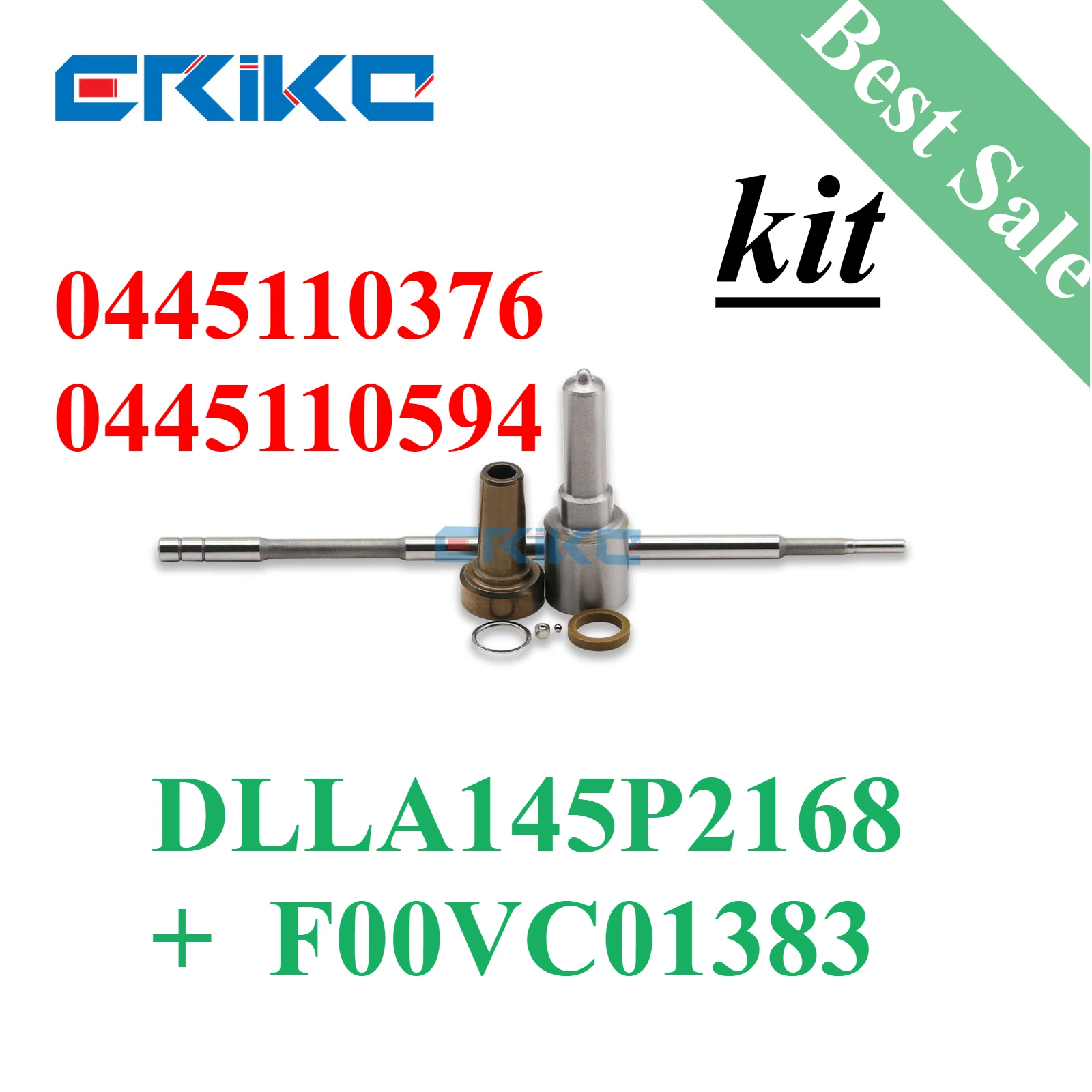

Ремонтные комплекты форсунок DLLA145P2168 и клапанов F00VC01383 для дизельных систем Common Rail Bosch 0445110376, 0445110594
