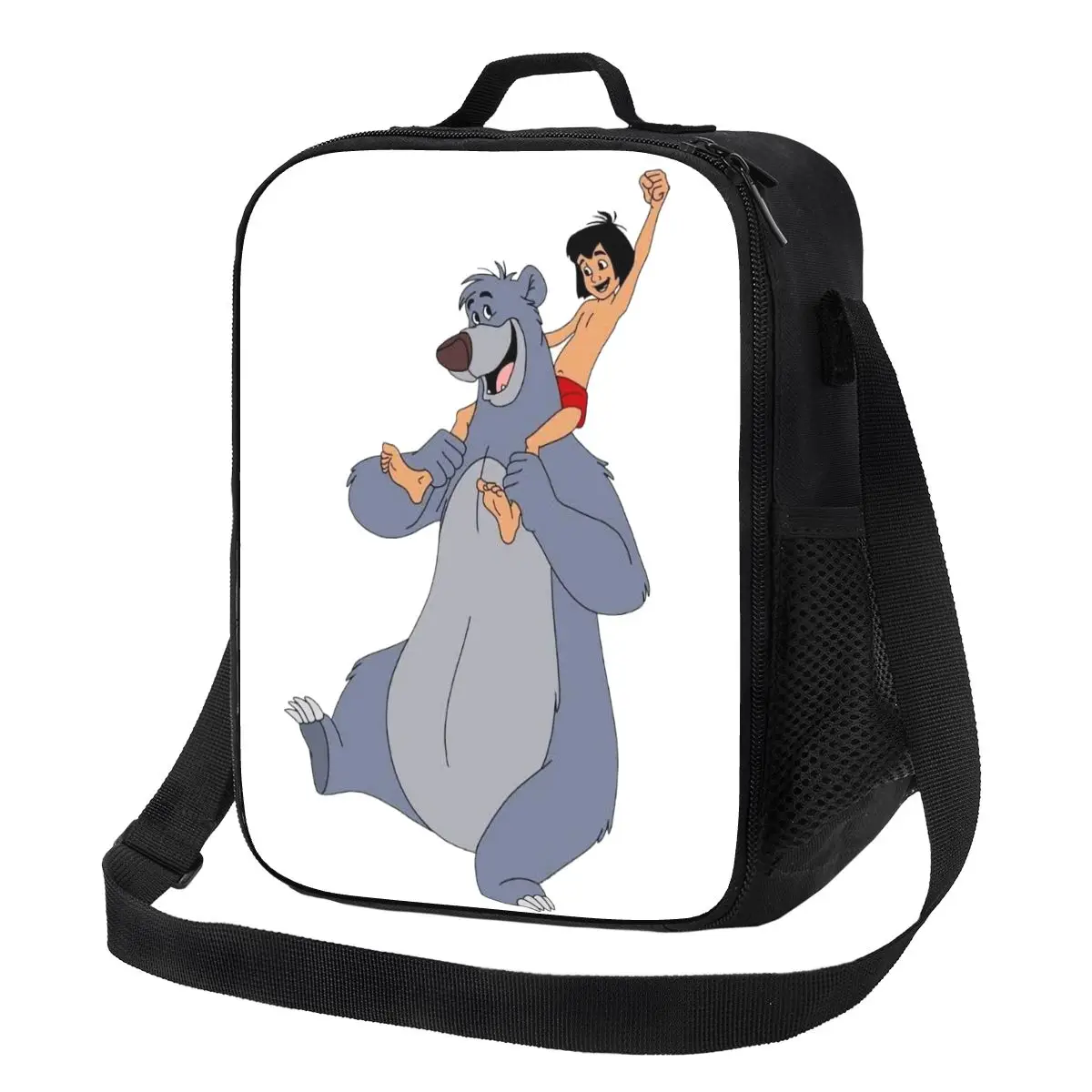 Lonchera portátil personalizada de El libro de la selva Baloo, bolsa térmica impermeable para el almuerzo, bolsa térmica aislada para niños y escolares