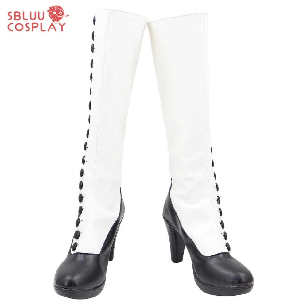 

Обувь для косплея SBluuCosplay Phantomhive Ceil, сапоги из искусственной кожи, изготовленные на заказ, аксессуар для карнавальной вечеринки