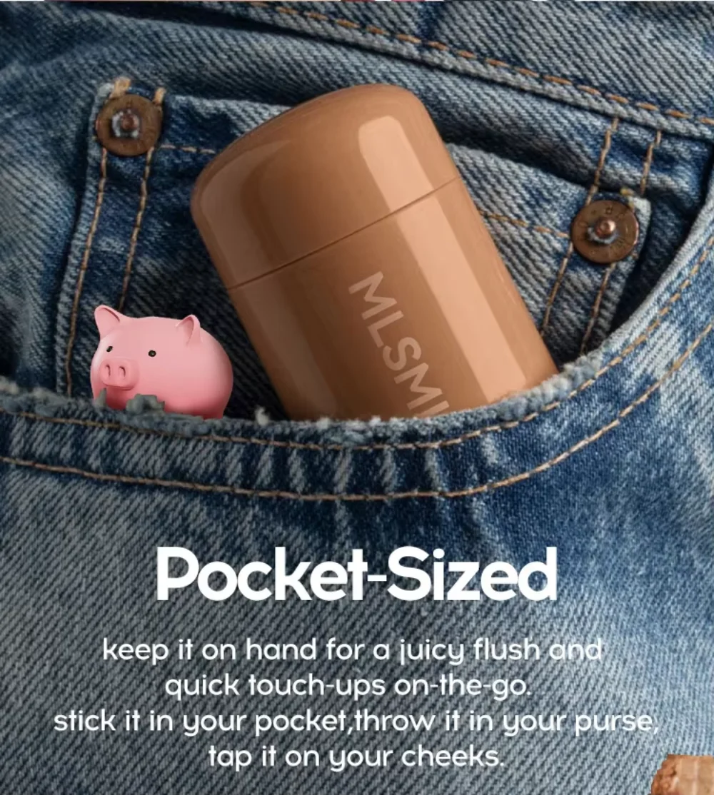 أحمر الخدود عصا تدوم طويلاً يضيء الوجه الخد عصا 3 في 1 مرطبة فلاش ملمع الشفاه ماكياج ملمع الشفاه الوجه روج رود