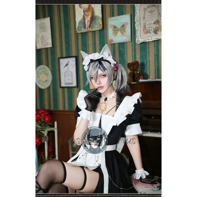 Disfraz de Anime NuCarnival Rei, dulce sirviente de belleza, vestido de cola de Lolita, juego de uniforme, ropa de fiesta de Halloween, conjunto para mujer y hombre