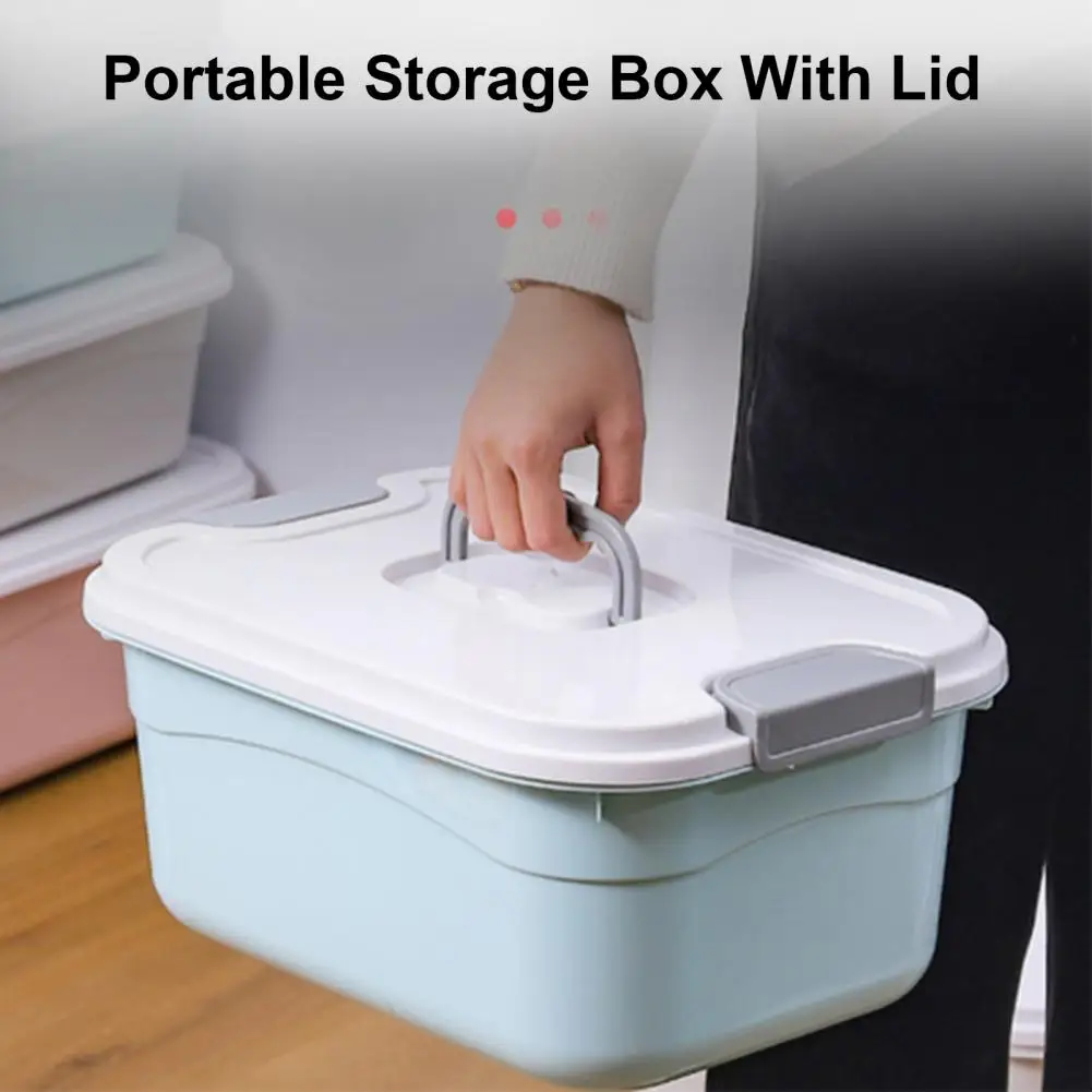 Clothes Storage Box Large Capacity Thickened Toy Organizer Container With Lid Dustproof Waterproof Sundries Home Accessories