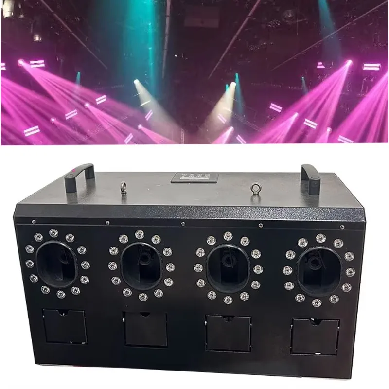 4-Wheel 3000W Metal Smoke Bubble Fog Machine for Wedding Parties Stage DJ Club-Electric Remote Control