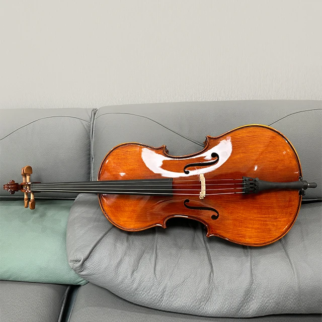 

1/16-4/4 High quality customized cello 4/4 cello professional with Case cello bow