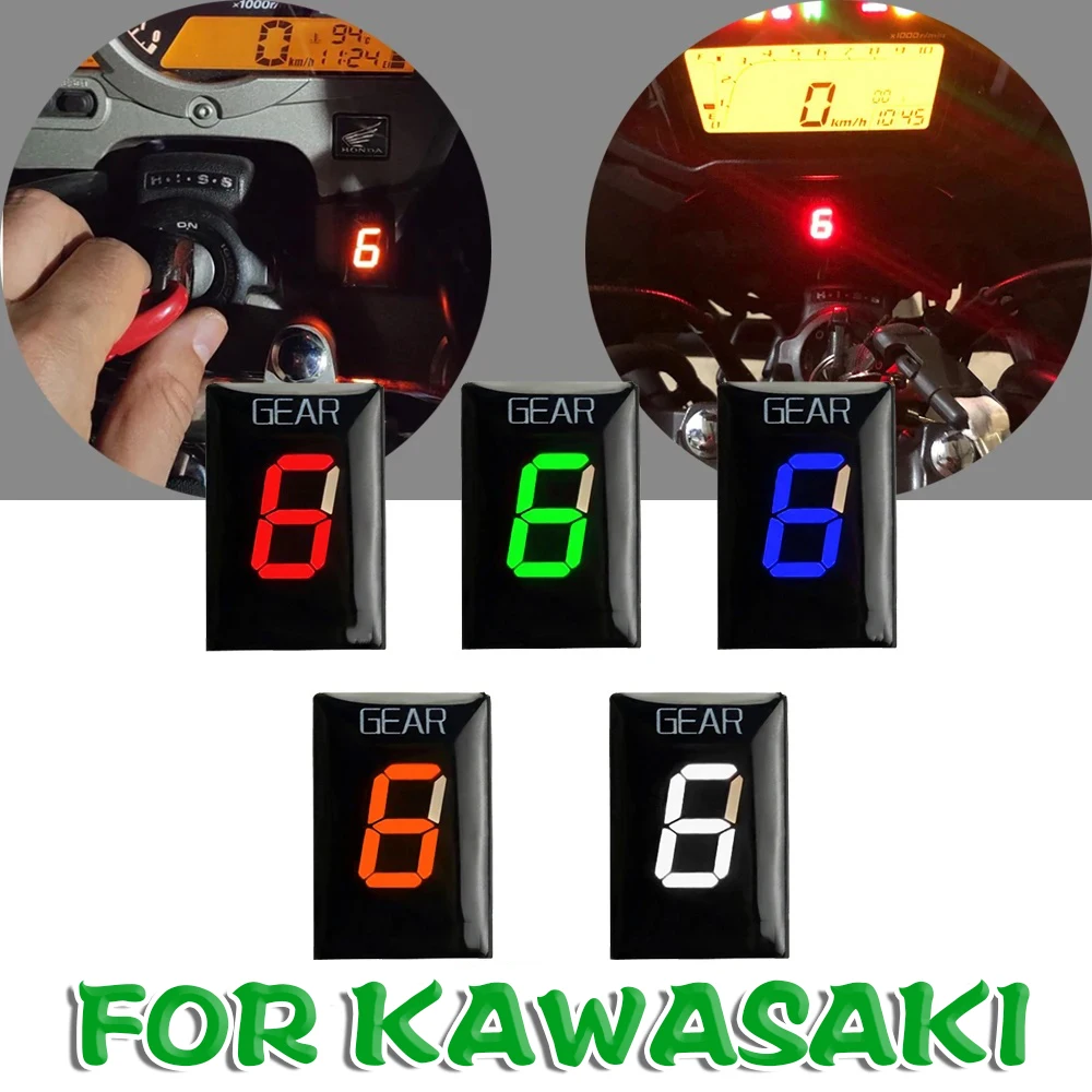For Kawasaki Z750 2010 2011 2012 Z750R 2011 2012 Z 750 R Motorcycle Accessories LED 1-6 Gear Indicator Gear Display Meter
