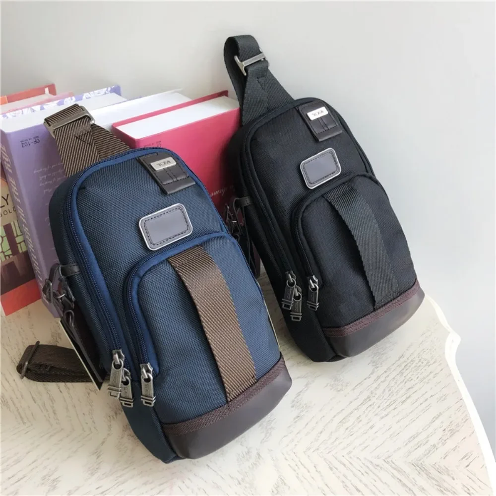 

Ballistic nylon men's ultra-light business casual mobile phone bag shoulder messenger bag waterproof and wear-resistant 2223402