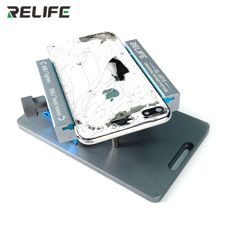 RELIFE RL-601S 360° Rotating Universal Fixture High Efficiently Mobile Phone Back Cover Glass Removal Clamping Tool view 5