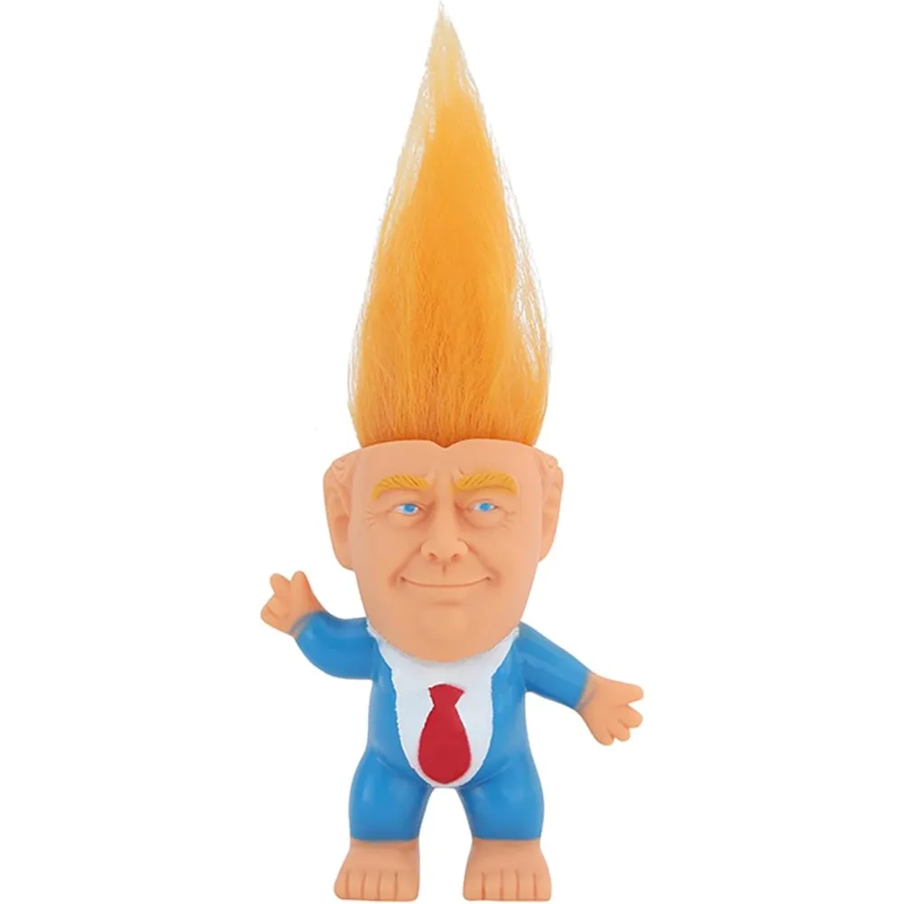 

Donald Trump Toys, Cute Rubber Troll Doll Toys, Trump Returns America in 2024