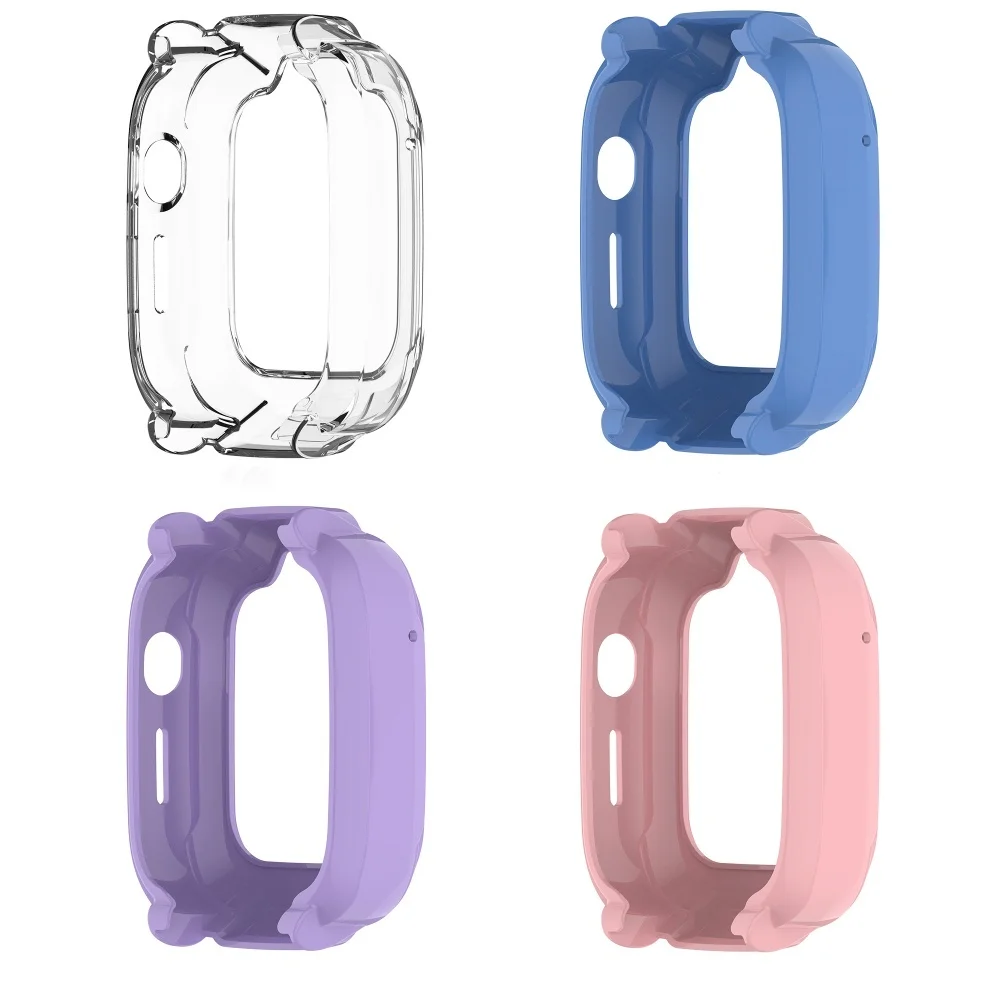 Xiaomi Redmi 어린이 시계 보호 쉘 프레임 용 케이스 커버 고품질 TPU 하프 패키지 중공 슬림 스마트 시계 Ac