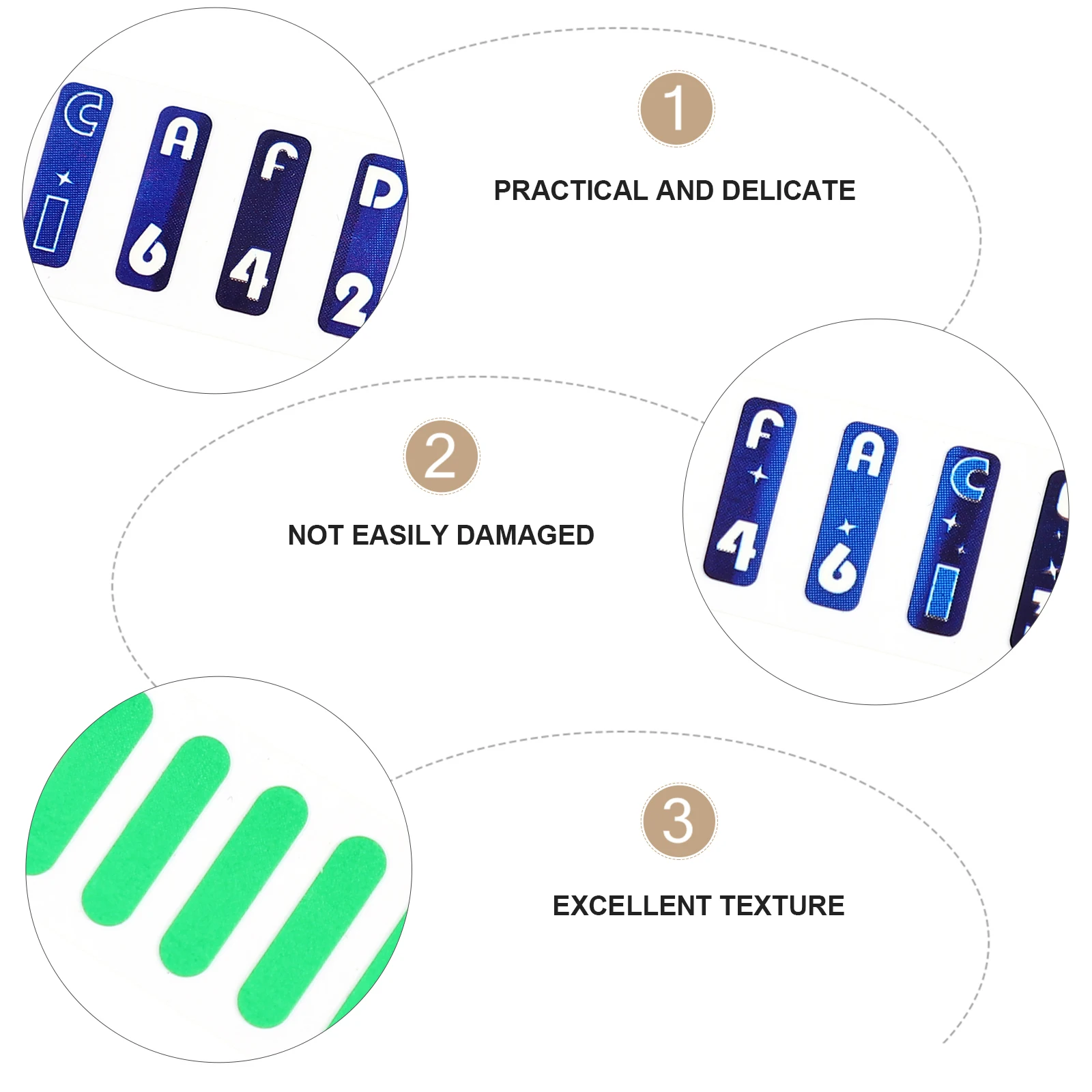 

Piano Stickers Scale Keys for Keyboard Note Labels Musical Removable