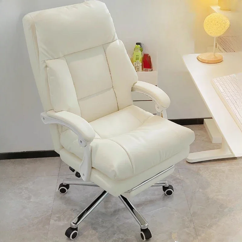 Extender Rotating Chair Armrest Taller Wheels Mobile Gaming Chairs Chaise Study White Cadeira De Escritorio Office Furniture