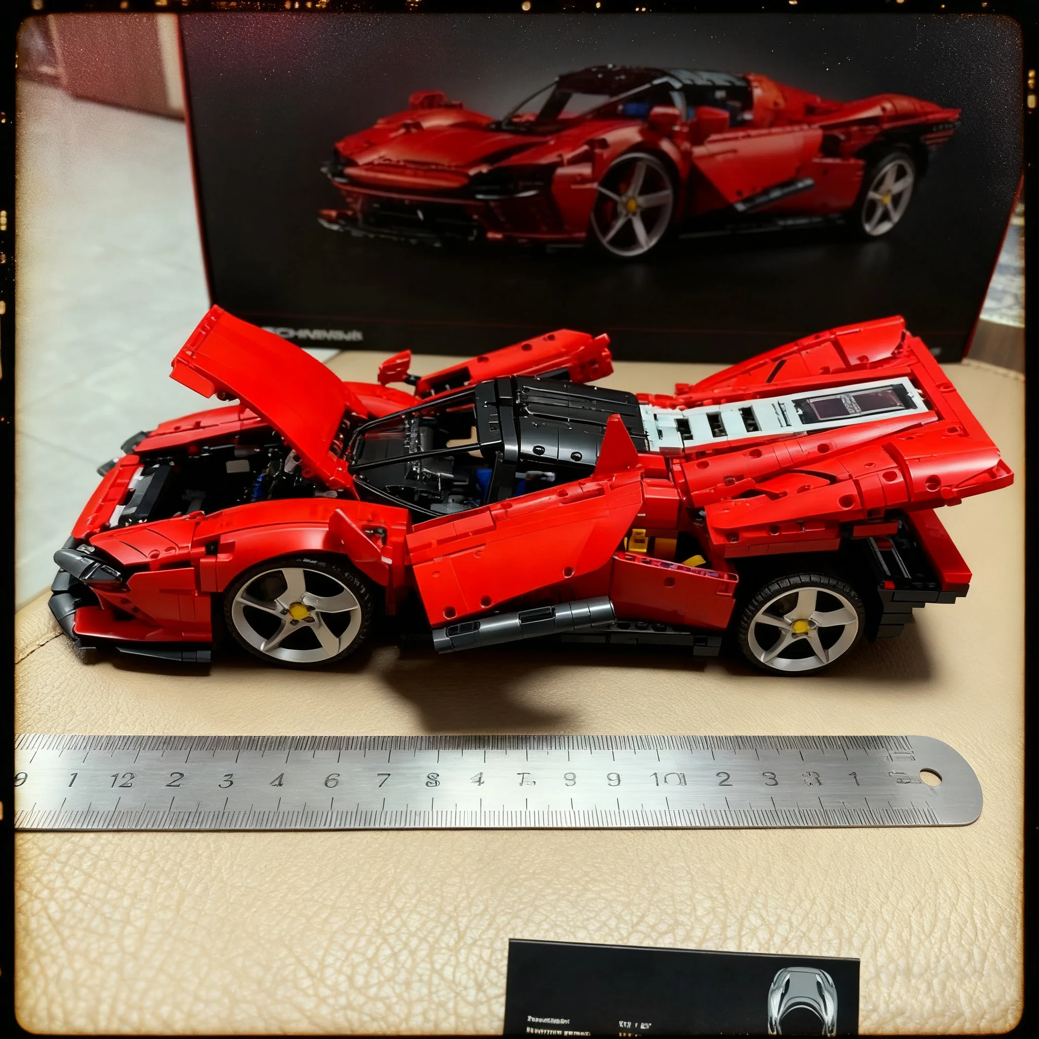 سيارة خارقة SP3 تقنية عالية التقنية 42143 جديدة - نموذج مكعبات البناء، هدايا للأولاد/الفتيات لأعياد الميلاد/عيد الميلاد #6