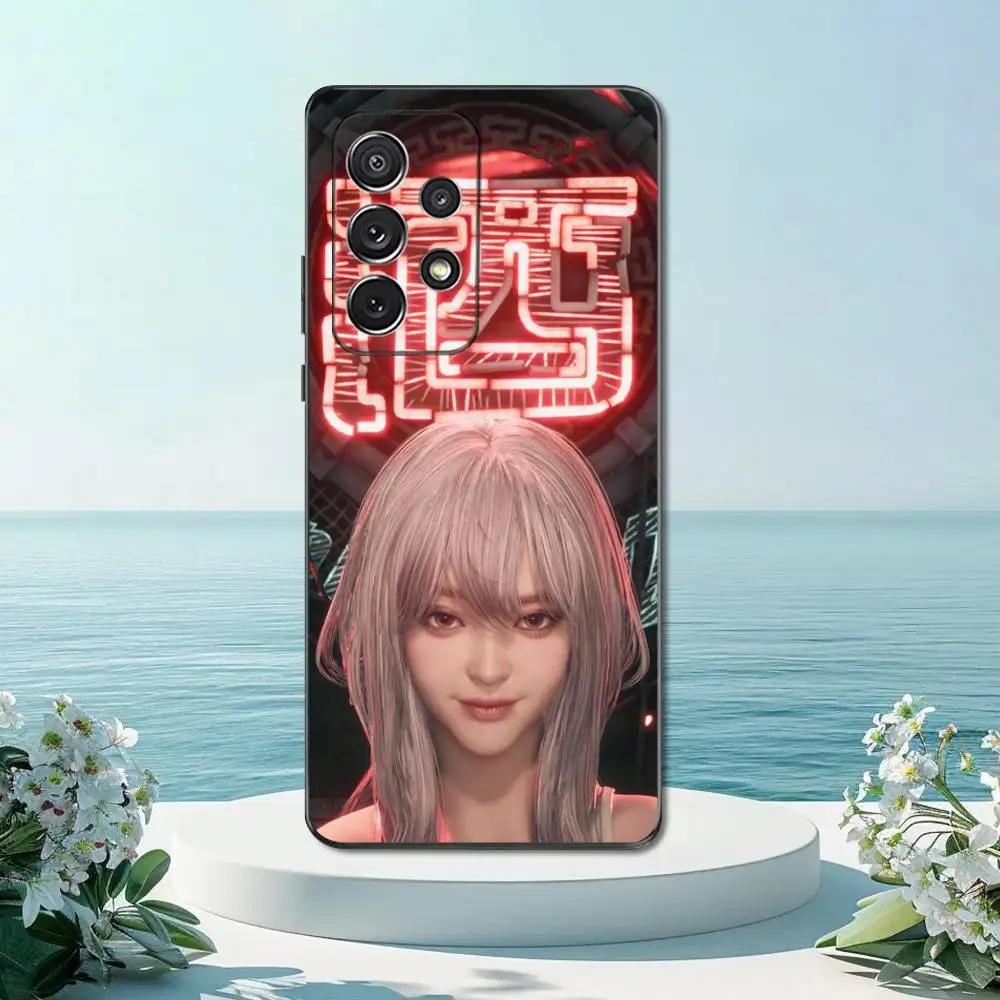 เคสโทรศัพท์ลายศิลปะน่ารัก S-Stellar B-Blades สำหรับ Samsung S22,S21,S20,S10,S9,S25,S24,S23,Ultra,FE,Plus,Lite, ซิลิโคนนิ่มสีดำ