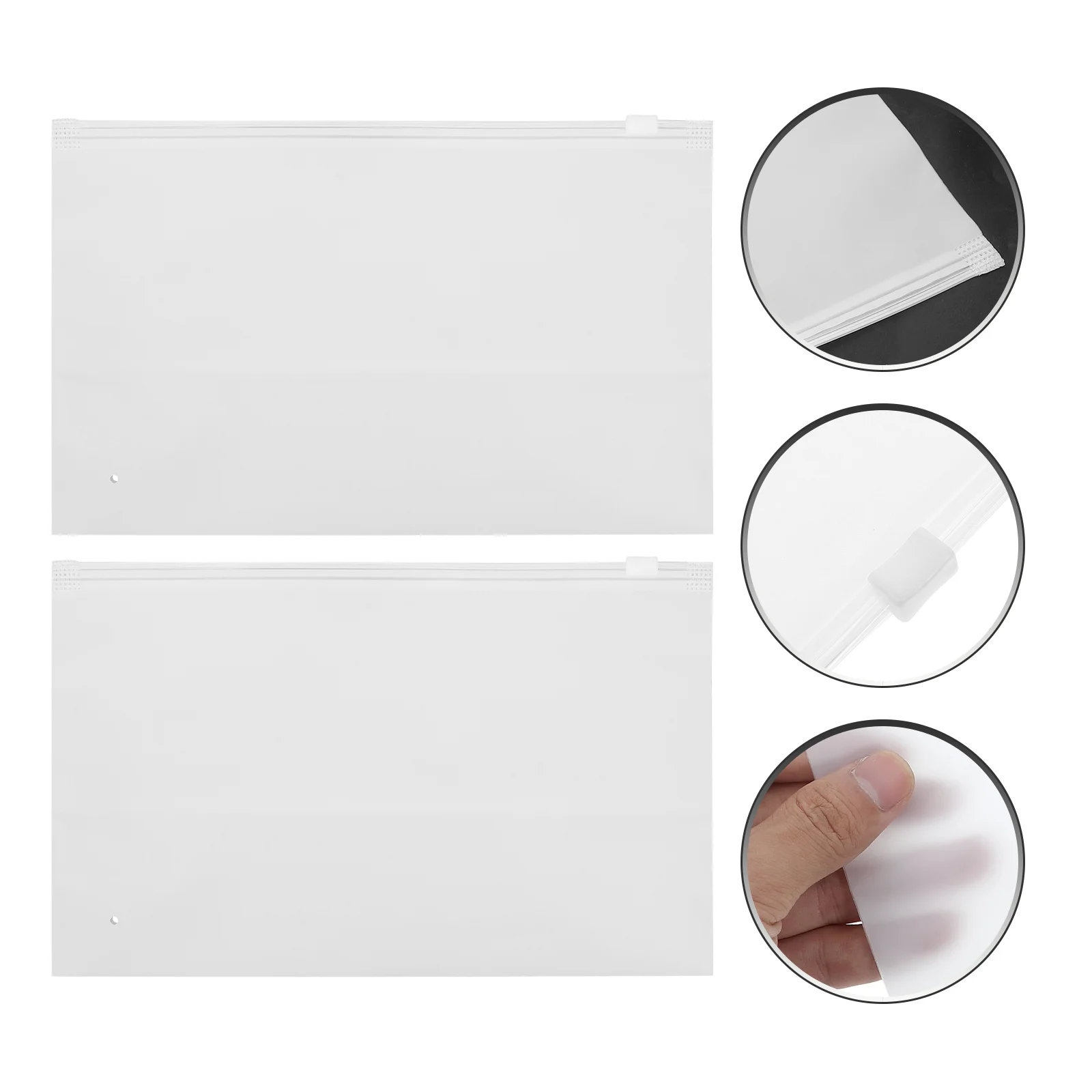 

100 Pcs Zipper Bag Tshirt Packaging Bags Plastic Clothing Cellophane Garment Clear Frosted Sample Packing