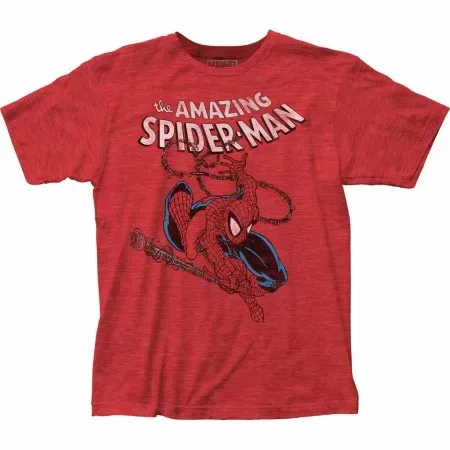 Camiseta de manga corta con estampado de Spider-Man de Disney para hombre y mujer, novedad de verano, tendencia de moda, informal, con cuello redondo, Top holgado Y2K