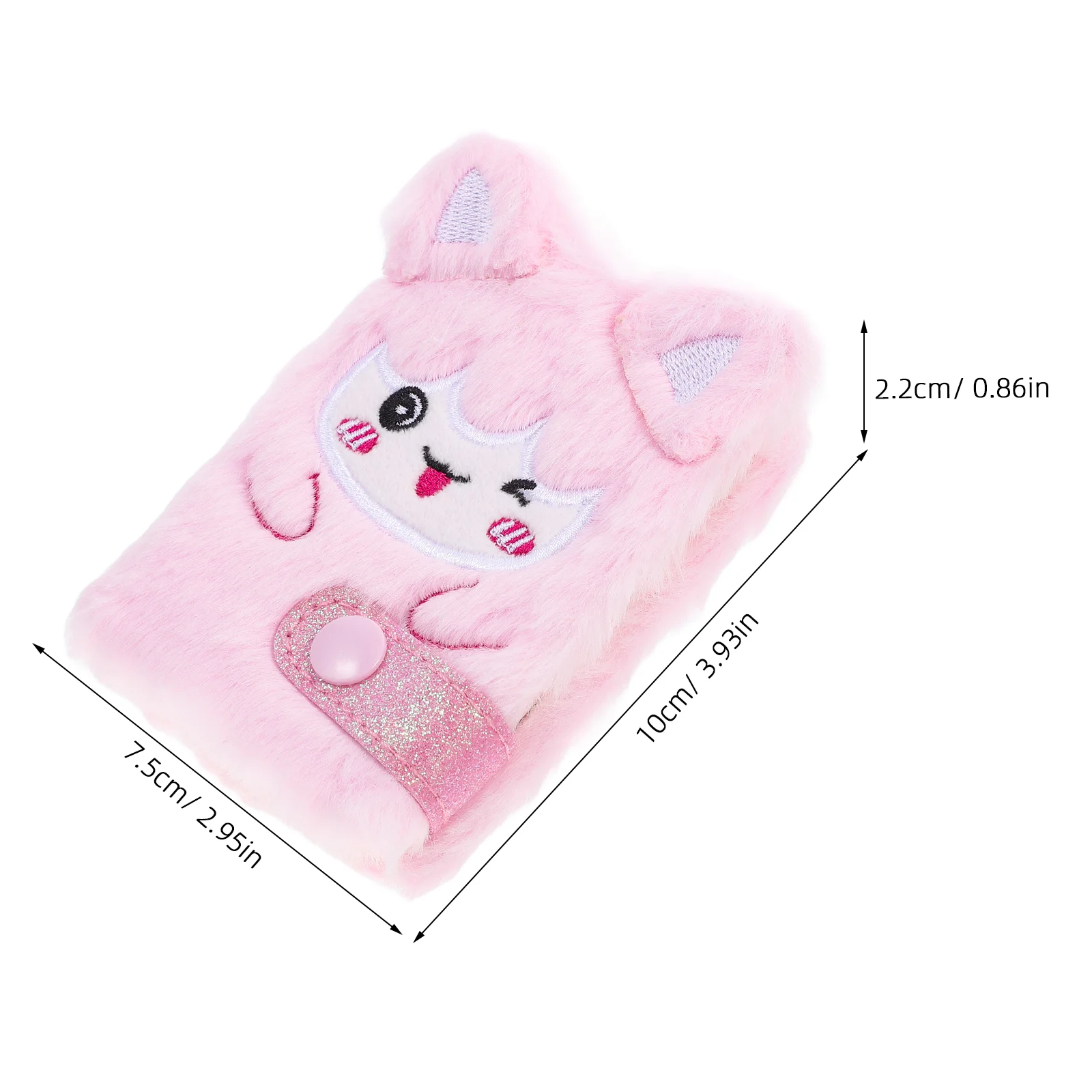 Notebook Plush Travel Child Notebooks for Kids Mini 1000X750X220CM Paper Cover